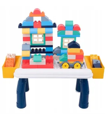 Miękkie Klocki Zestaw Stolik z Klockami Dumel Discovery Dumi 80 el. 50402